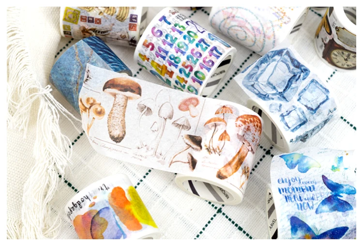 16 Styles Cats/Butterfly/Number/Mushroom/Festival/Moon Japanese Washi Decorative Adhesive DIY Masking Paper Tape Sticker Label
16 Styles Cats/Butterfly/Number/Mushroom/Festival/Moon Japanese Washi Decorative Adhesive DIY Masking Paper Tape Sticker Label