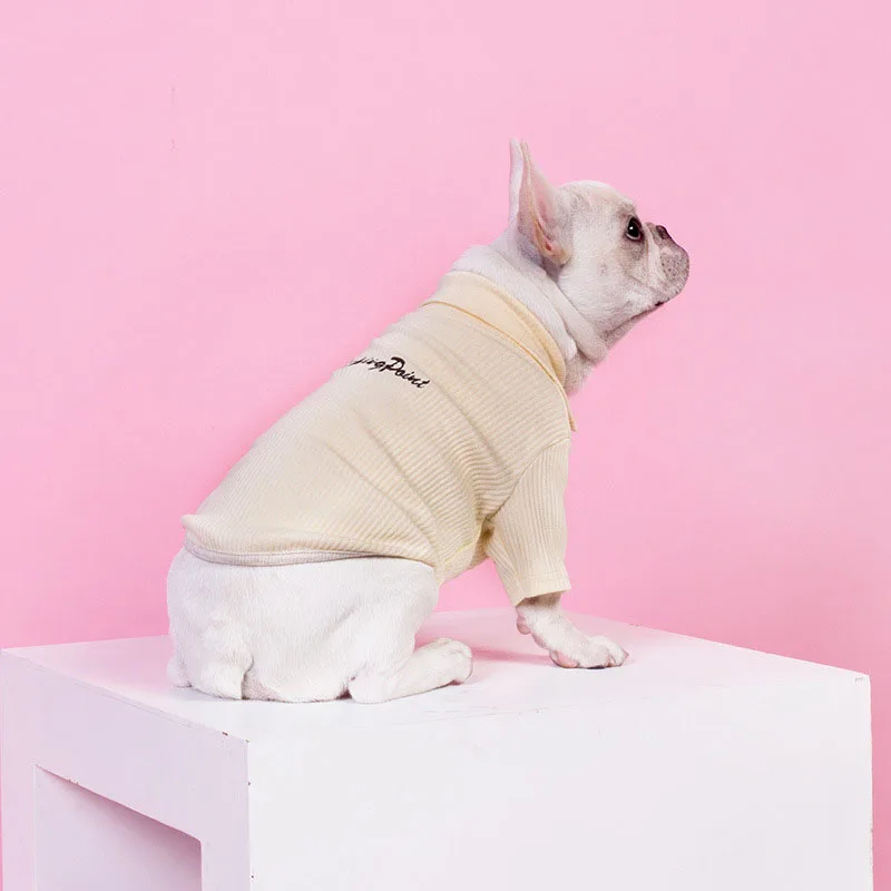 Autumn Dog Clothes for Small Dogs All-match Polo Shirt for French Bulldog Soft Coat for Chihuahua Cotton Puppy Dog Costume XXL
Autumn Dog Clothes for Small Dogs All-match Polo Shirt for French Bulldog Soft Coat for Chihuahua Cotton Puppy Dog Costume XXL