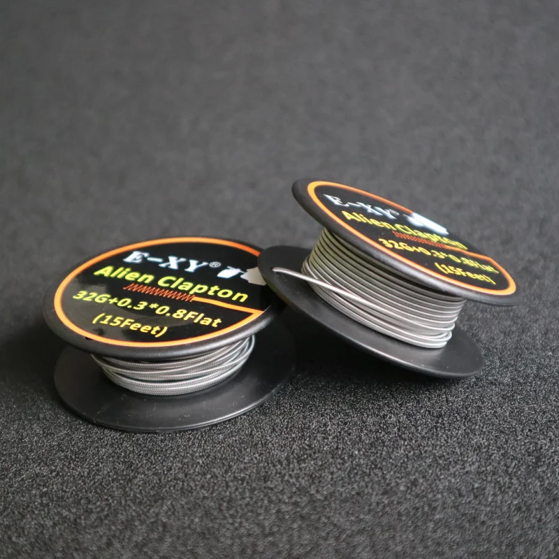 E-XY 5m/roll Alien Heating Wire RDA RTA Atomizer Clapton Wires Premade Coil Tool Electronic Cigarette Accessories
E-XY 5m/roll Alien Heating Wire RDA RTA Atomizer Clapton Wires Premade Coil Tool Electronic Cigarette Accessories