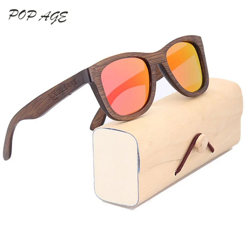 POP AGE Brand Women Wood Sunglasses Mirror Vintage Sun Glasses for Men Polarized Sunglasses Eyewear Zonnebril Dames GB001
POP AGE Brand Women Wood Sunglasses Mirror Vintage Sun Glasses for Men Polarized Sunglasses Eyewear Zonnebril Dames GB001