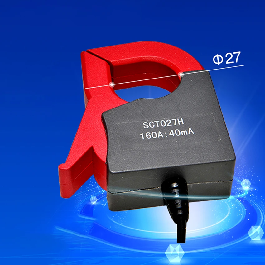 SCT027H 160A/40mA 190 ohm 50-60Hz Opening-closing type current transformer 27mm Hole for AC motor,lighting device,air compressor
SCT027H 160A/40mA 190 ohm 50-60Hz Opening-closing type current transformer 27mm Hole for AC motor,lighting device,air compressor