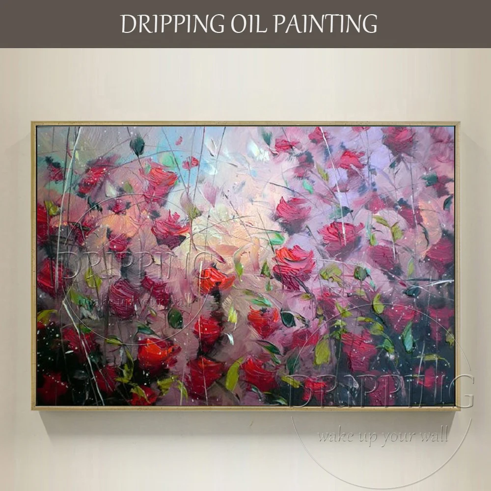 Картина маслом на холсте с изображением красивых цветов|oil painting|paintings on canvasoil painting