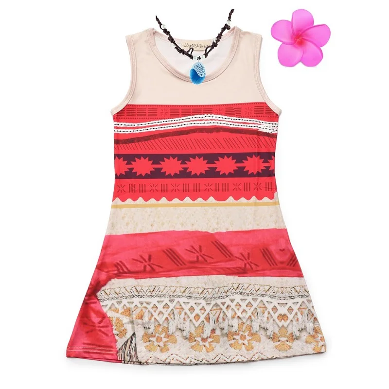 VOGUEON Girls Summer Dress Sleeveless Crew Neck Moana Beach T shirt Dresses Kids Moana Cosplay Costume Girl Party Night Gown
VOGUEON Girls Summer Dress Sleeveless Crew Neck Moana Beach T shirt Dresses Kids Moana Cosplay Costume Girl Party Night Gown