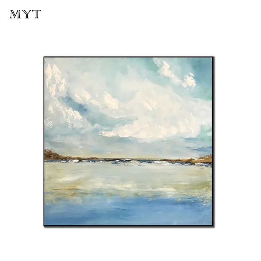 Special gift Modren Handmade abstract Blue sea and sky Home Decor Wall Arts picture Oil Painting for living room no framed
Special gift Modren Handmade abstract Blue sea and sky Home Decor Wall Arts picture Oil Painting for living room no framed