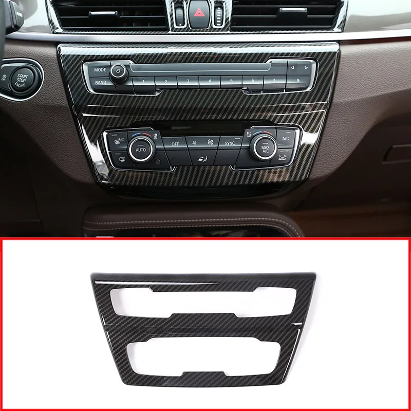 Carbon fiber Style For BMW X1 F48 2016-2019 For BMW X2 F47 2018 ABS Chrome Center AC Outlet Vent Cover Trim Car Accessories
Carbon fiber Style For BMW X1 F48 2016-2019 For BMW X2 F47 2018 ABS Chrome Center AC Outlet Vent Cover Trim Car Accessories
