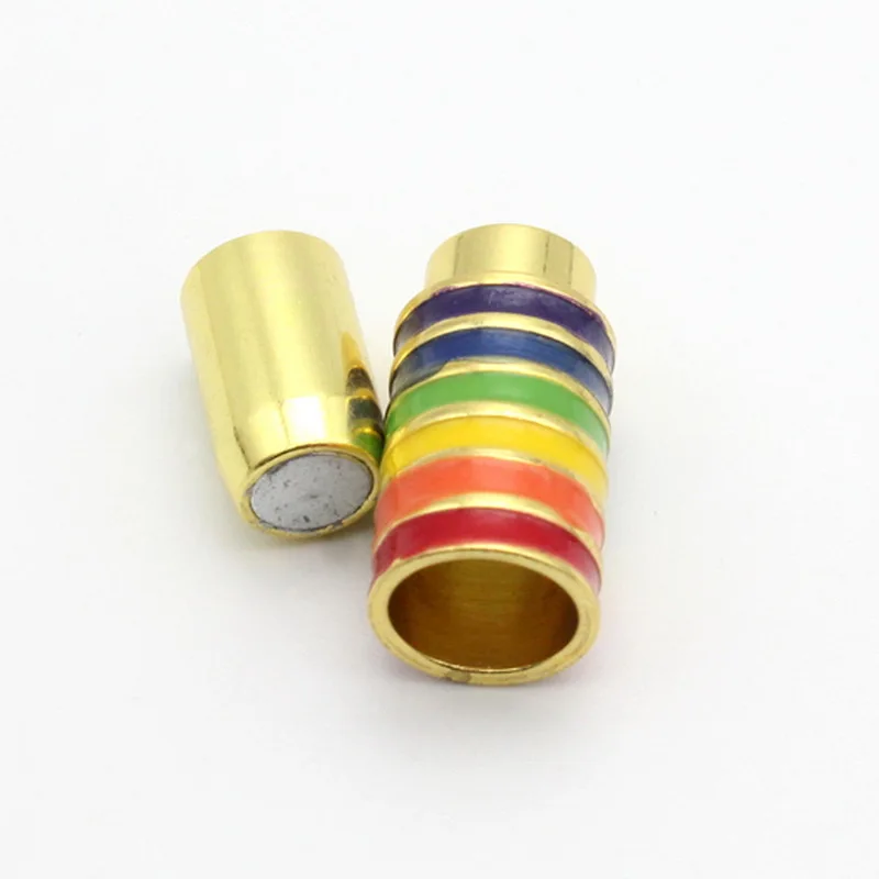 Pack 2 Hand Painting Magnetic Clasps for Women Bracelet Making 6mm Colorful Clasps and Closure for DIY Bracelet Jewelry
Pack 2 Hand Painting Magnetic Clasps for Women Bracelet Making 6mm Colorful Clasps and Closure for DIY Bracelet Jewelry