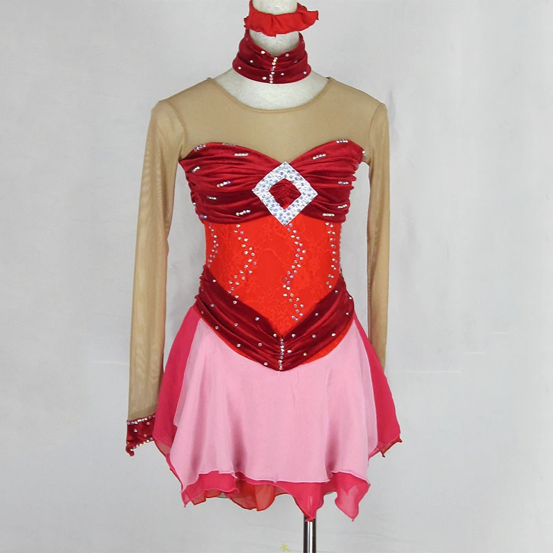 Custom Apparel Beautiful Rhythmic Gymnastics Leotards Performance Wear Custom Desing Ice Skating Dresses Dance Wear
Custom Apparel Beautiful Rhythmic Gymnastics Leotards Performance Wear Custom Desing Ice Skating Dresses Dance Wear