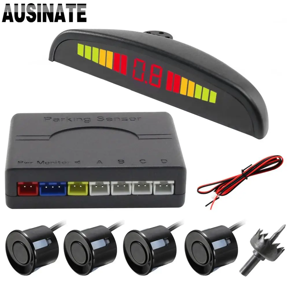 Car Parking Sensor Auto Parktronic Reverse Backup Parking System With 4 Sensors Radar Monitor Detector Backlight Display
Car Parking Sensor Auto Parktronic Reverse Backup Parking System With 4 Sensors Radar Monitor Detector Backlight Display