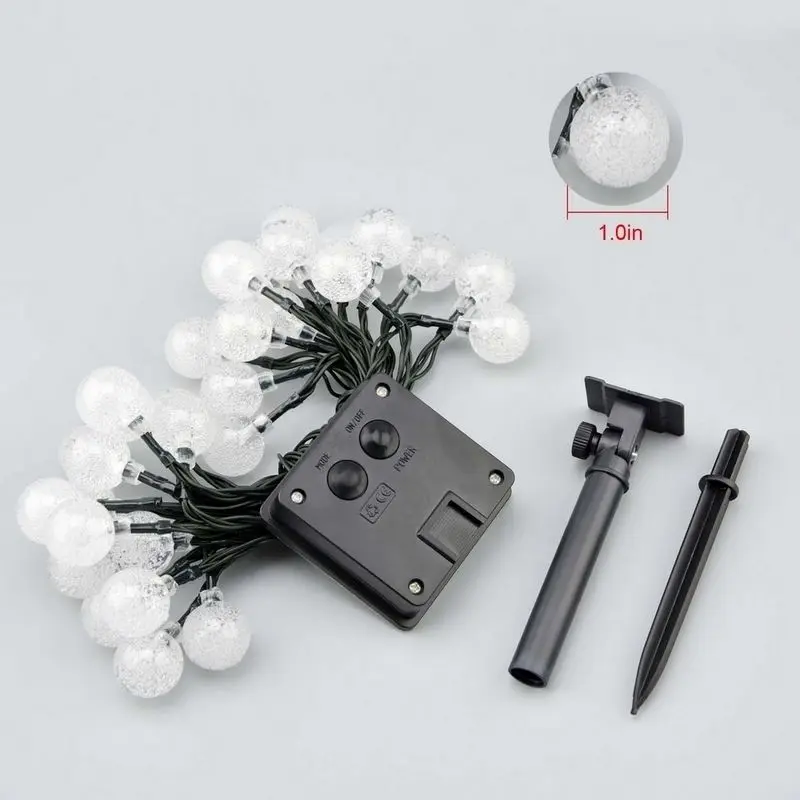 30 LED Waterproof Solar String Light for Xmas Wedding Garden Home Party Decor Solar Power Garden Yard Light Rechargeable Battery
30 LED Waterproof Solar String Light for Xmas Wedding Garden Home Party Decor Solar Power Garden Yard Light Rechargeable Battery