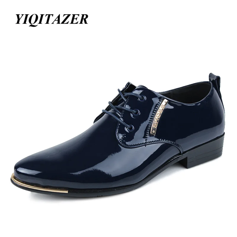YIQITAZER 2019 Fashion Business Dress Men Shoes,Pointed Toe Patent Leather Casual Shoes Men Slip On Oxfords Shoes
YIQITAZER 2019 Fashion Business Dress Men Shoes,Pointed Toe Patent Leather Casual Shoes Men Slip On Oxfords Shoes