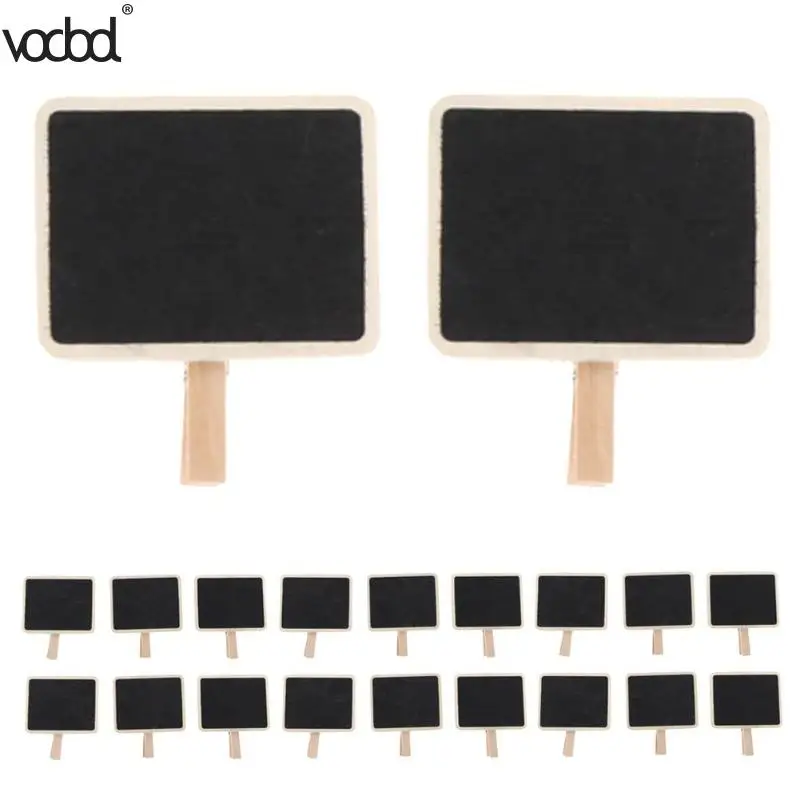 20pcs Mini Wooden Note Blackboard Clamps Retangle Chalkboard Blackboard Clip Tag Message Board For Wedding Party Paper Photo DIY
20pcs Mini Wooden Note Blackboard Clamps Retangle Chalkboard Blackboard Clip Tag Message Board For Wedding Party Paper Photo DIY
