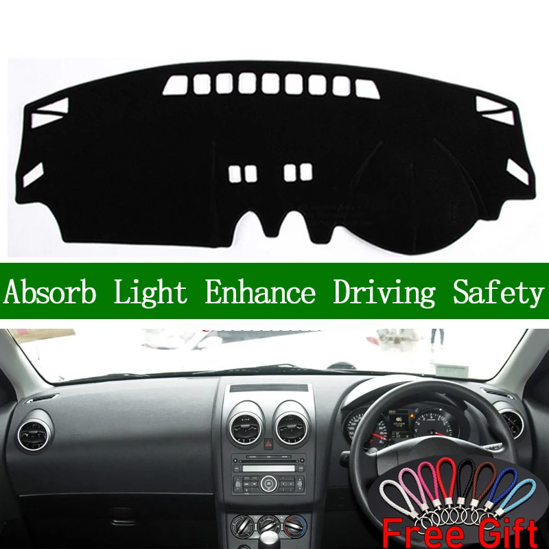 Для Nissan Qashqai Rogue J10 2006 2007 2008-2015 правая крышка приборной панели автомобиля наклейки тире коврик аксессуары для интерьера
Для Nissan Qashqai Rogue J10 2006 2007 2008-2015 правая крышка приборной панели автомобиля наклейки тире коврик аксессуары для интерьера