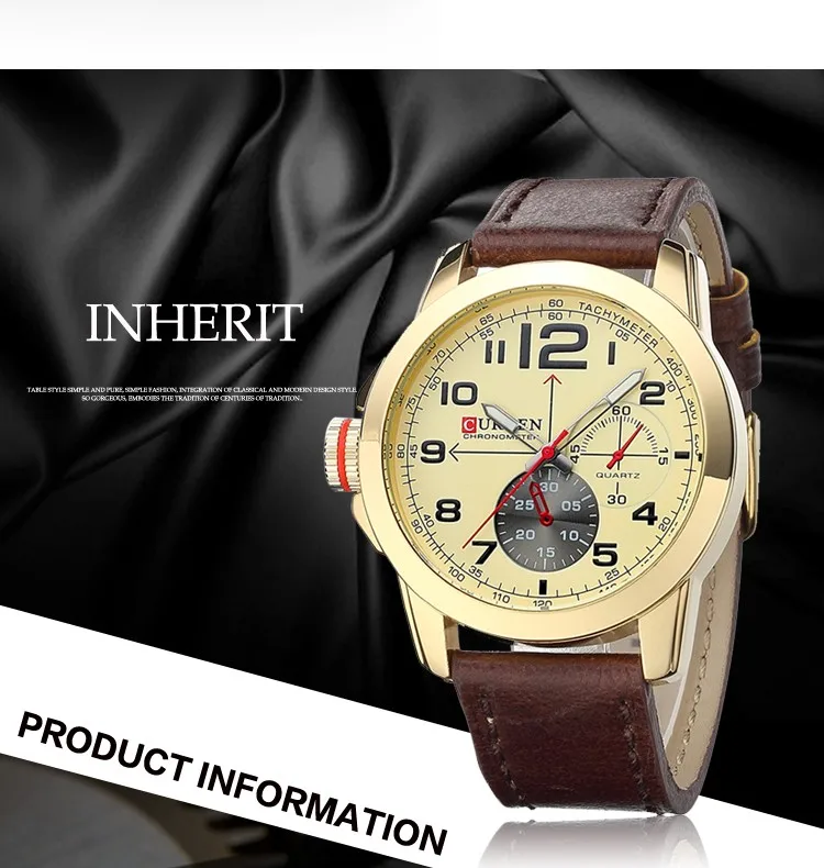 New Brand Luxury Fashion Men Watch Business Leather StrapWaterproof Quartz Fashion Multi-function Men WatchSmall Dial Decoration
New Brand Luxury Fashion Men Watch Business Leather StrapWaterproof Quartz Fashion Multi-function Men WatchSmall Dial Decoration