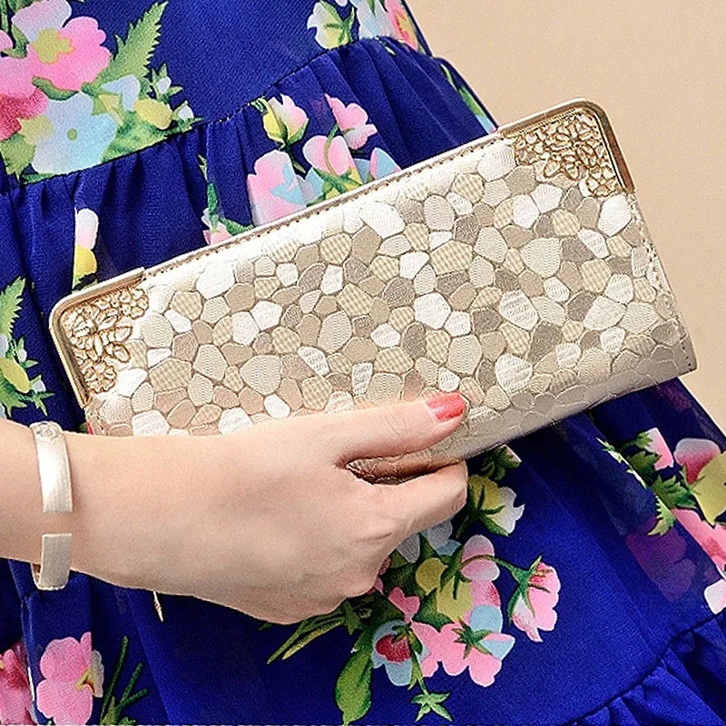 Luxury Famous Brand Clutch Bag Gold Silver PU Leather Female Money Wallets Long Women Purse Women Evening Party Bags Hot
Luxury Famous Brand Clutch Bag Gold Silver PU Leather Female Money Wallets Long Women Purse Women Evening Party Bags Hot