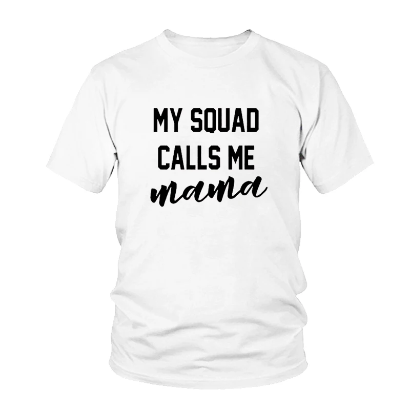My Squad Calls Me Mama T-Shirt Funny Casual Mom Shirt Crewneck Style Girl Mother's Day Gift Women Clothing Tops Gray Tee Shirts
My Squad Calls Me Mama T-Shirt Funny Casual Mom Shirt Crewneck Style Girl Mother's Day Gift Women Clothing Tops Gray Tee Shirts