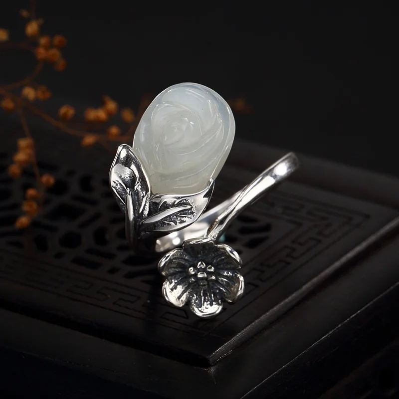 Rose Special Offer Anel Feminino 2018 New S925 Pure Inlay Restoring Ancient Ways Hetian Lady Open Ring Wholesale The Roses
Rose Special Offer Anel Feminino 2018 New S925 Pure Inlay Restoring Ancient Ways Hetian Lady Open Ring Wholesale The Roses