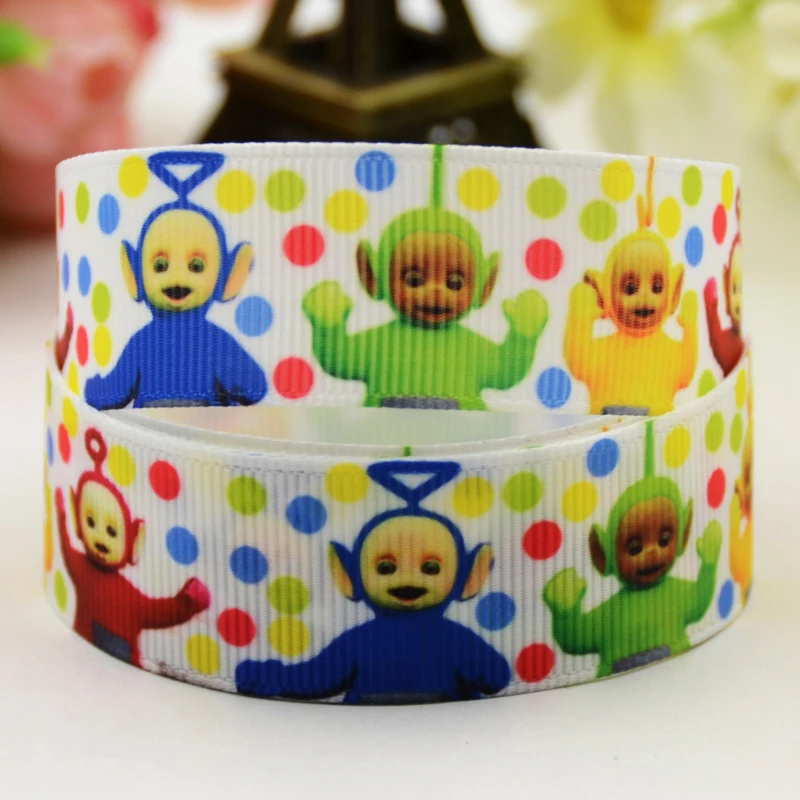 7/8'' 22mm,1" 25mm,1-1/2" 38mm,3" 75mm Teletubbies Cartoon Character printed Grosgrain Ribbon party decoration X-01228 10 Yards
7/8'' 22mm,1" 25mm,1-1/2" 38mm,3" 75mm Teletubbies Cartoon Character printed Grosgrain Ribbon party decoration X-01228 10 Yards