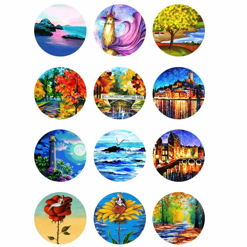 10mm 12mm 14mm 16mm 20mm 25mm 350 12pcs/lot Painting Mix Round Glass Cabochons Jewelry Findings 18mm Snap Button Charm Bracelet
10mm 12mm 14mm 16mm 20mm 25mm 350 12pcs/lot Painting Mix Round Glass Cabochons Jewelry Findings 18mm Snap Button Charm Bracelet