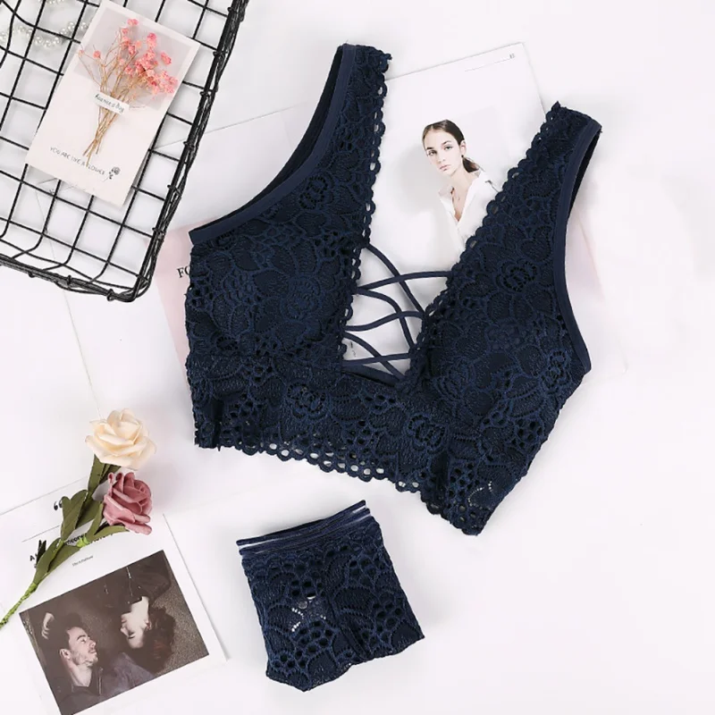 Women Sexy Lingerie Bra Set Push Up Seamless Embroidery Lace Hollow Out Bra Set Female Underwear Set
Women Sexy Lingerie Bra Set Push Up Seamless Embroidery Lace Hollow Out Bra Set Female Underwear Set