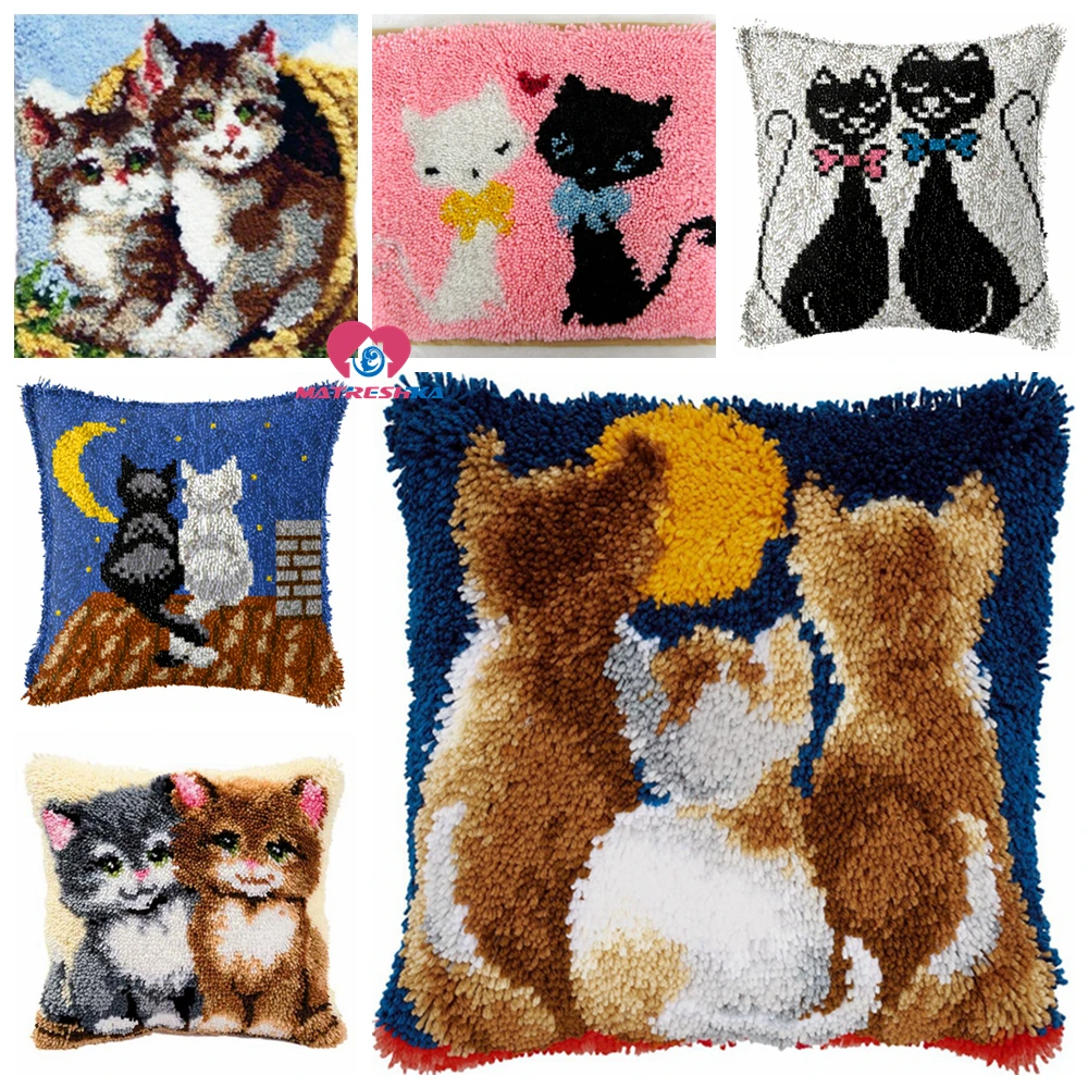 Dropshipping Diy latch hook kits cat pillow DIY Unfinished Crocheting Yarn Printing canvas accessories Latch Hook Kit pillowcase
Dropshipping Diy latch hook kits cat pillow DIY Unfinished Crocheting Yarn Printing canvas accessories Latch Hook Kit pillowcase