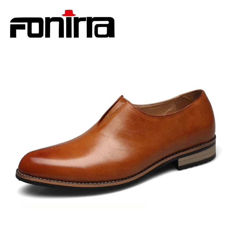 FONIRRA 2019 Fashion Pointed Toe Dress Shoes Casual Wedding Party Dress Shoes Genuine Leather Men Flats Soft cool Loafers 954
FONIRRA 2019 Fashion Pointed Toe Dress Shoes Casual Wedding Party Dress Shoes Genuine Leather Men Flats Soft cool Loafers 954
