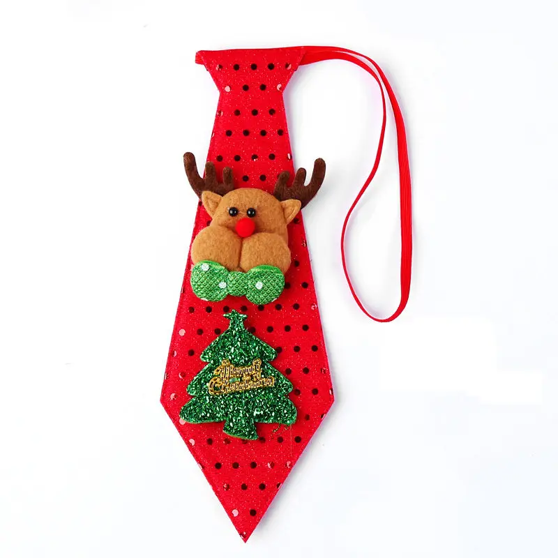 Party Favors New Year Christmas Tie Sequined Gift For Kids Santa Claus Snowman Elk Pattern Adjustable Party DIY Deco 47*9CM 1 PC
Party Favors New Year Christmas Tie Sequined Gift For Kids Santa Claus Snowman Elk Pattern Adjustable Party DIY Deco 47*9CM 1 PC