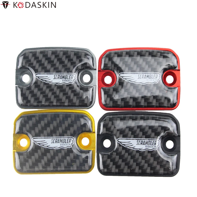 KODASKIN Brake Clutch Fluid Reservoir Caps Front Carbon Covers for Ducati Scrambler Classic
KODASKIN Brake Clutch Fluid Reservoir Caps Front Carbon Covers for Ducati Scrambler Classic