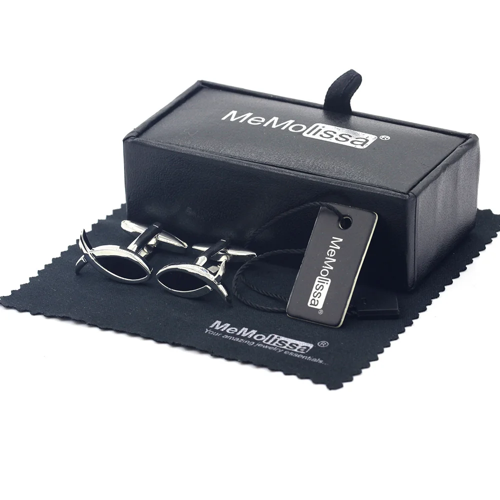 MeMolissa Display Box Novelty with Black Enamel Fish Design Cufflinks for Mens Fashion Cuff bottons Free Tag & Wipe Cloth
MeMolissa Display Box Novelty with Black Enamel Fish Design Cufflinks for Mens Fashion Cuff bottons Free Tag & Wipe Cloth