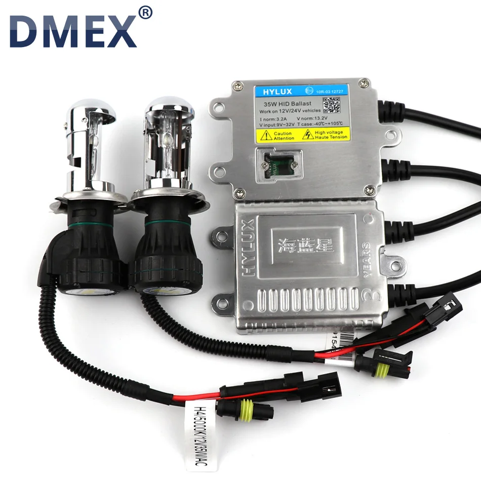 

DMEX 1 Set 12V 24V 35W Fast Start Fast Bright Xenon HID Kit H4 H13 9004 9007 Bi-xenon 4300K 5000K 6000K 8000K HID Xenon Kit