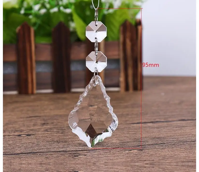 Free Ship! 10pieces/lot 95mm crystal maple leaf+2 octagonal+3 rings Crystal Glass crystal chandelier pendants Wedding Decoration
Free Ship! 10pieces/lot 95mm crystal maple leaf+2 octagonal+3 rings Crystal Glass crystal chandelier pendants Wedding Decoration