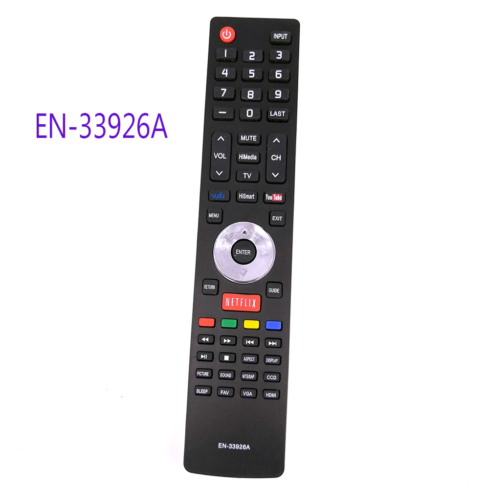 Новая модель для пульта дистанционного управления HISENSE TV EN33926A EN-33926A для 40K366WB 32K20DW 40K366WN 50K610G
Новая модель для пульта дистанционного управления HISENSE TV EN33926A EN-33926A для 40K366WB 32K20DW 40K366WN 50K610G