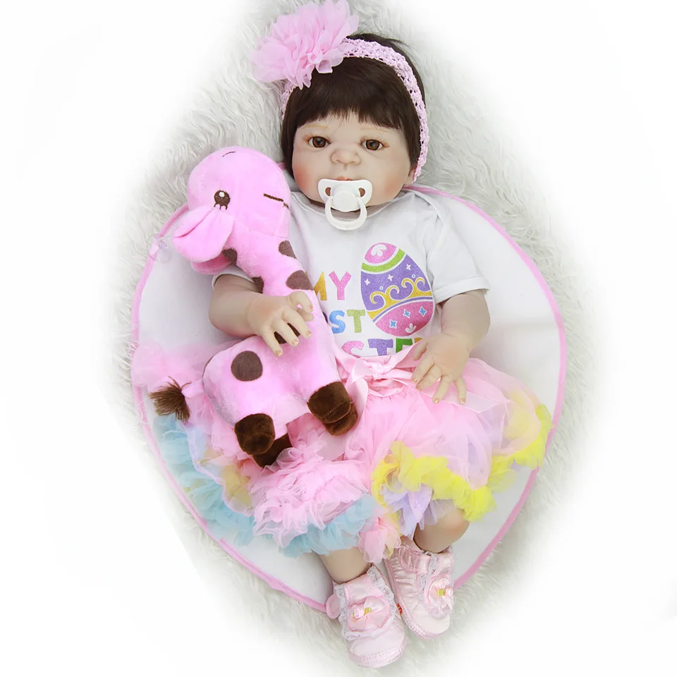 Фото NPK 23 "всего тела силикона Reborn Baby принцесса кукла игрушка - купить
