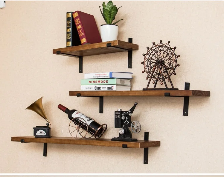 1 Pair(2Pcs) /Lot Wall-Mounted Rustic Rural Bracket Brackets for 30CM Wide Floating Shelf With Screws
1 Pair(2Pcs) /Lot Wall-Mounted Rustic Rural Bracket Brackets for 30CM Wide Floating Shelf With Screws