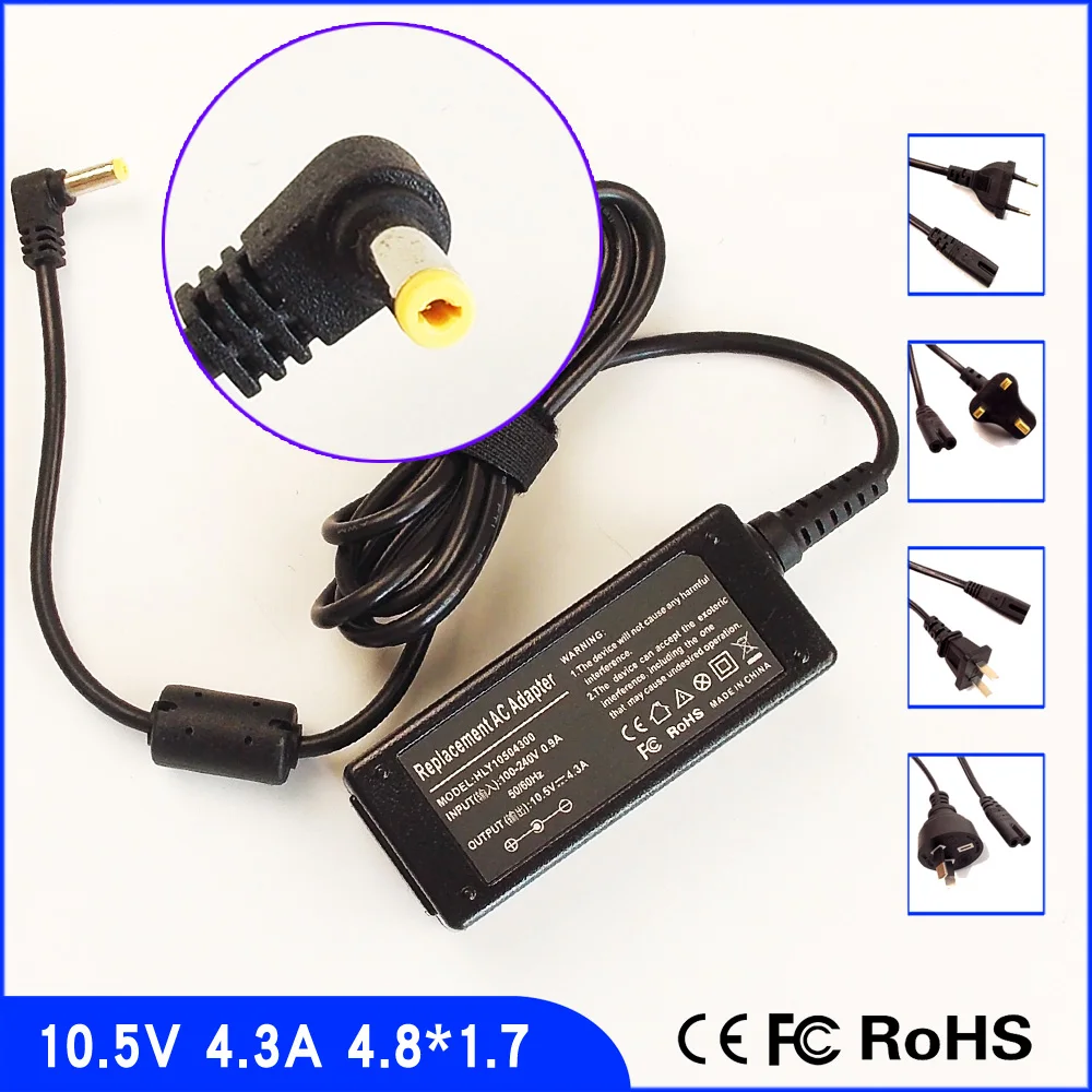 10.5V 4.3A Laptop Ac Adapter Power SUPPLY + Cord for Sony VAIO Duo 10 SVD112 SVD11213CX SVD11213CXB VGP-AC10V8 SVD11 Touchscreen
10.5V 4.3A Laptop Ac Adapter Power SUPPLY + Cord for Sony VAIO Duo 10 SVD112 SVD11213CX SVD11213CXB VGP-AC10V8 SVD11 Touchscreen
