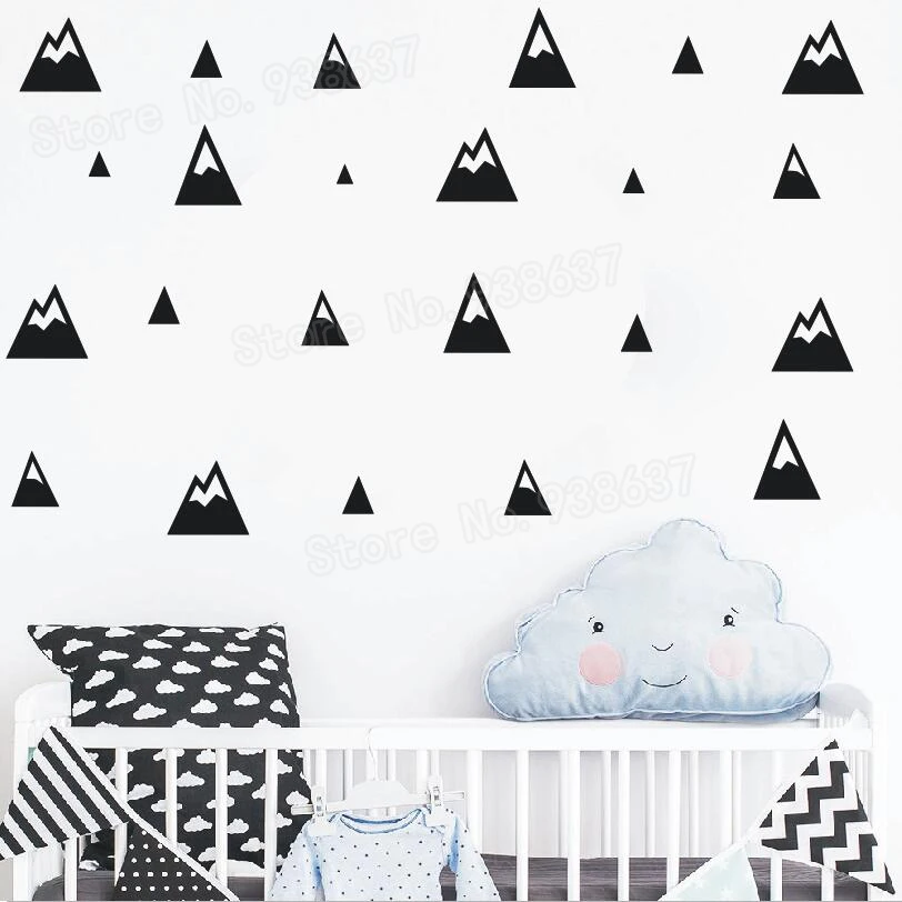 Mountains Pattern Wall Decal Kids Removable DIY Vinyl Wall Stickers for Baby Room Home Interior Ornament Nursery Art Mural JW237
Mountains Pattern Wall Decal Kids Removable DIY Vinyl Wall Stickers for Baby Room Home Interior Ornament Nursery Art Mural JW237