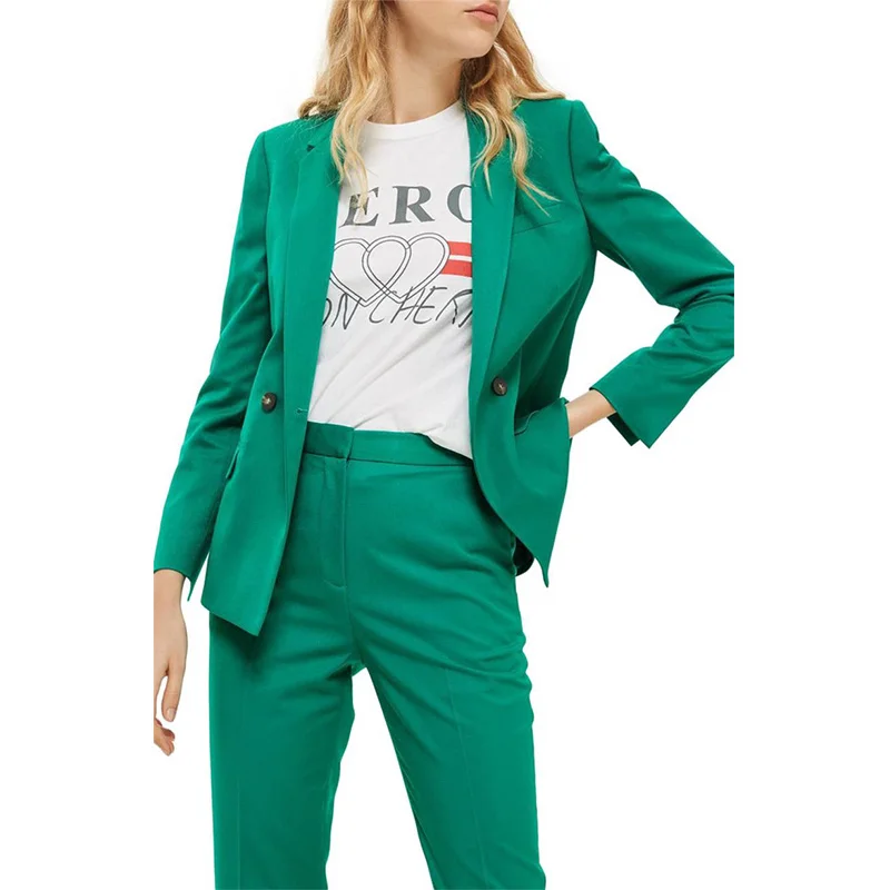 Fashion Casual Women Business Suits Formal Work Wear 2 Piece Sets Slim Female Office Uniform Styles Ladies Elegant Pant Suits
Fashion Casual Women Business Suits Formal Work Wear 2 Piece Sets Slim Female Office Uniform Styles Ladies Elegant Pant Suits