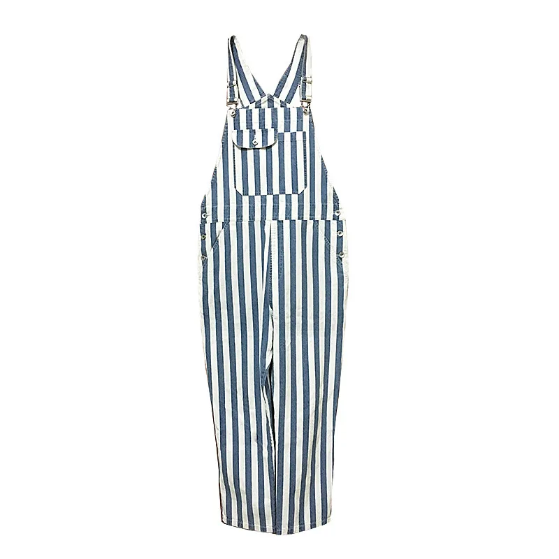 Women's Retro Casual Loose Striped Men's / Women's Bibs Jumpsuit Men's Trousers Denim Slings More Sizes M-XL XXL
Women's Retro Casual Loose Striped Men's / Women's Bibs Jumpsuit Men's Trousers Denim Slings More Sizes M-XL XXL