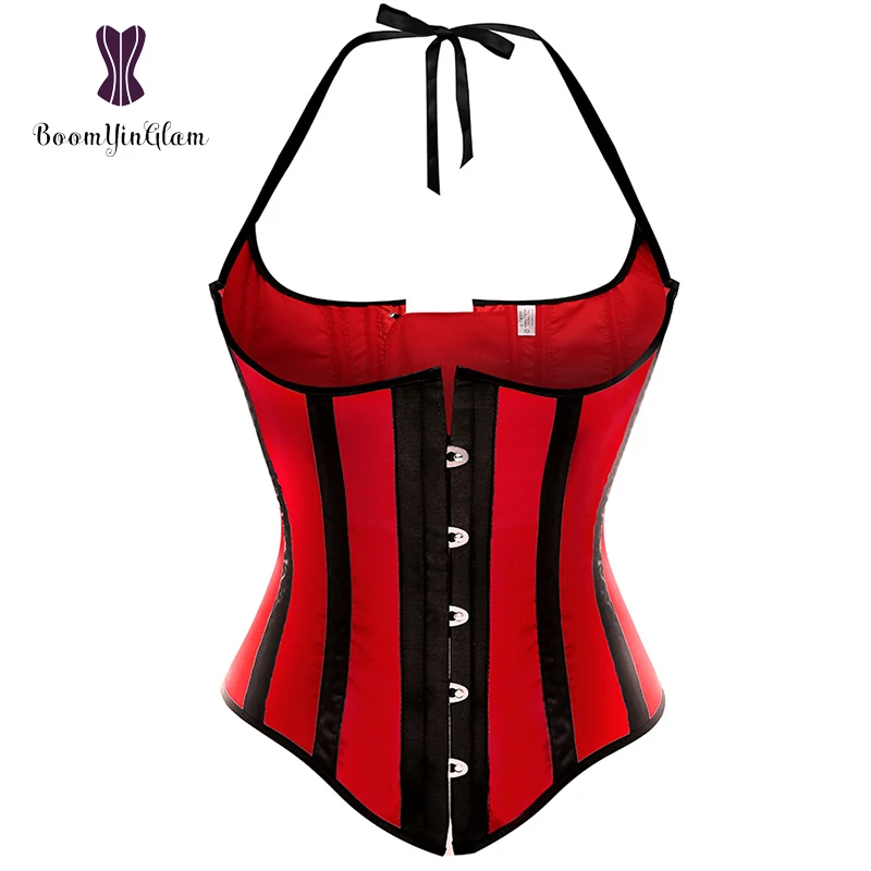 High Quality Halter Neck Corset Waist Cincher Body Shaper Slimming Appliques Waist Trainer Underbust Corset
High Quality Halter Neck Corset Waist Cincher Body Shaper Slimming Appliques Waist Trainer Underbust Corset