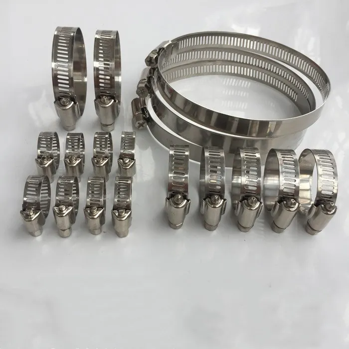 Free shipping Pipe Clamp 50pcs 13-19mm Stainless Steel Adjustable Drive Hose Clamps Fuel Line Clip many size to choose in there
Free shipping Pipe Clamp 50pcs 13-19mm Stainless Steel Adjustable Drive Hose Clamps Fuel Line Clip many size to choose in there