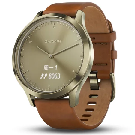 Смарт часы Garmin vivomove HR мужские кожаные водонепроницаемые наручные для женщин