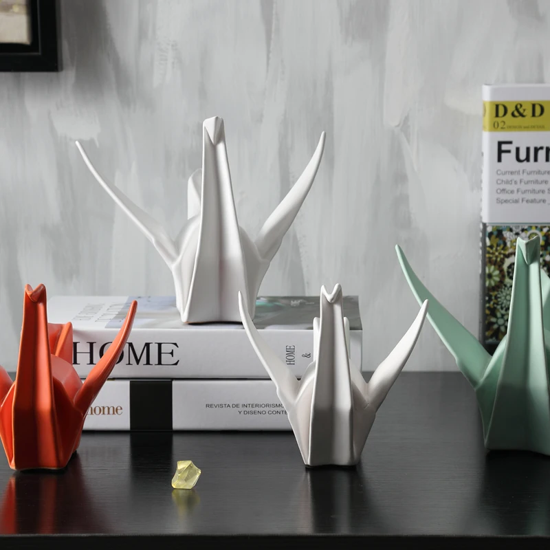 Nordic Creative Modern Abstract Ceramic Origami Statue Aanimal Figurine Sculpture For Home Decorations Gifts R126
Nordic Creative Modern Abstract Ceramic Origami Statue Aanimal Figurine Sculpture For Home Decorations Gifts R126