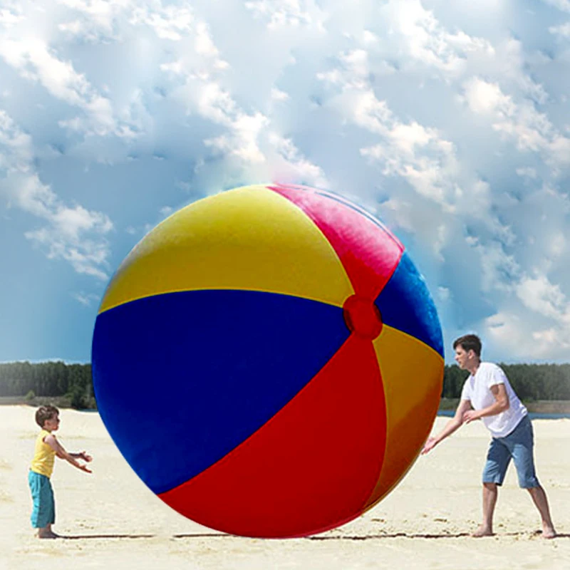 200CM Gigantic Beach Ball Charm Super Large Colorful Inflatable Ball Swimming Pool Outdoor Play Games Fun Toy For Children Adult
200CM Gigantic Beach Ball Charm Super Large Colorful Inflatable Ball Swimming Pool Outdoor Play Games Fun Toy For Children Adult
