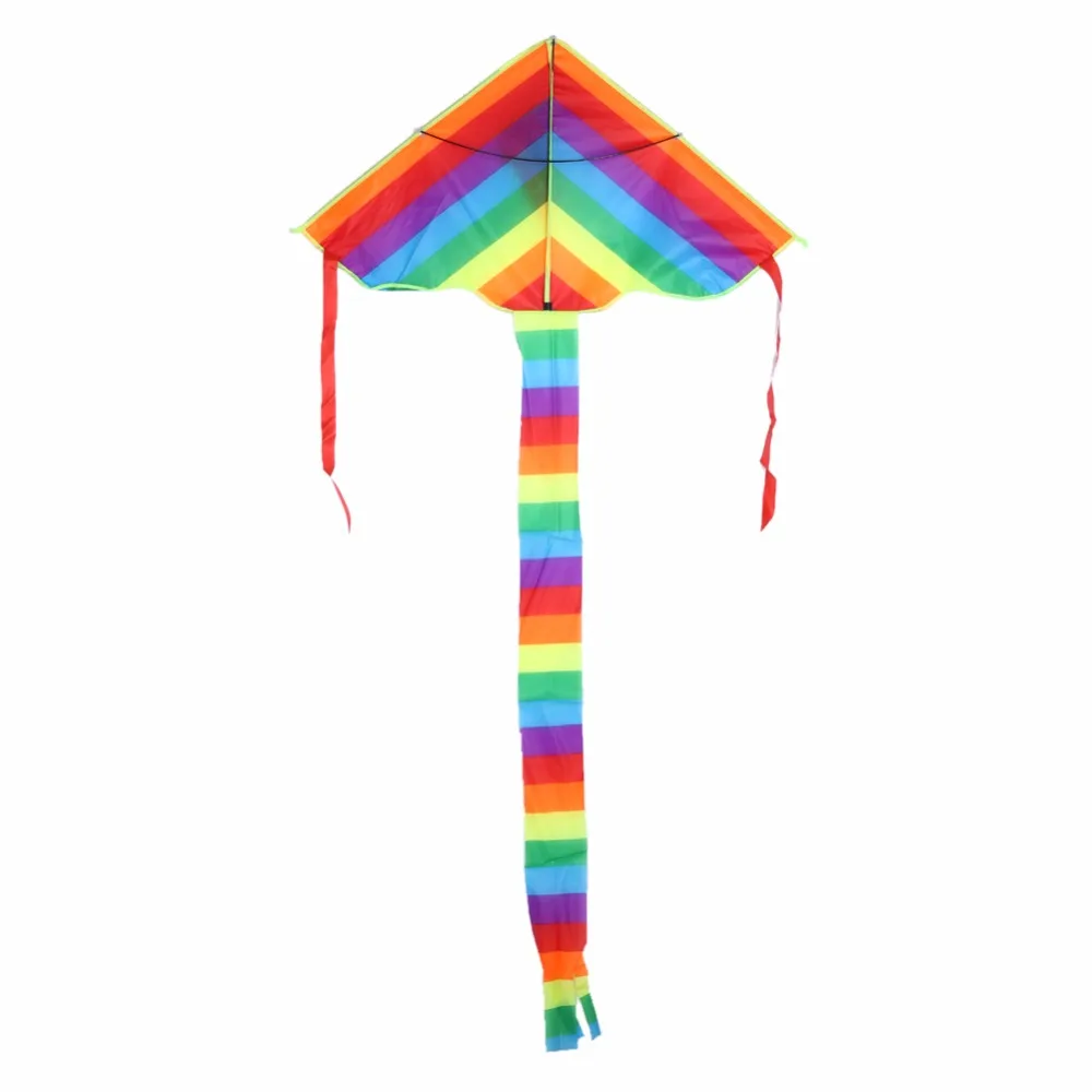 1pc Rainbow Kite Without Flying Tools Outdoor Fun Sports Kite Factory Children Triangle Colorful High Quality Kite Easy Fly
1pc Rainbow Kite Without Flying Tools Outdoor Fun Sports Kite Factory Children Triangle Colorful High Quality Kite Easy Fly