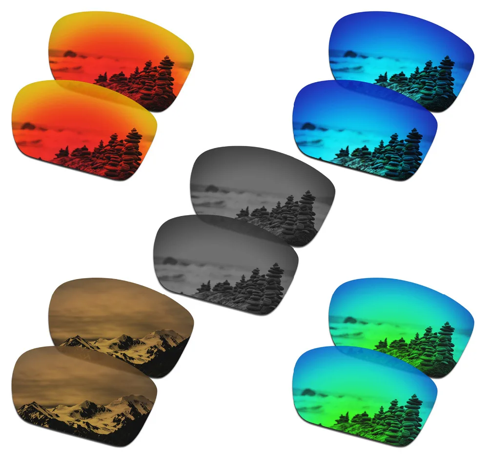 5 пар поляризованных солнцезащитных очков SmartVLT, Сменные линзы для Oakley Big Taco - 5 цветов
5 пар поляризованных солнцезащитных очков SmartVLT, Сменные линзы для Oakley Big Taco - 5 цветов