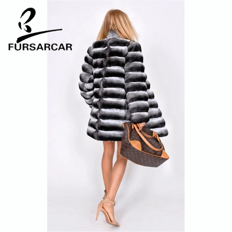 FURSARCAR New Style Winter Real Fur Coats Women Natural Rex Rabbit Fur Jacket With Fur Collar Thick Warm Luxury Female Fur Coat
FURSARCAR New Style Winter Real Fur Coats Women Natural Rex Rabbit Fur Jacket With Fur Collar Thick Warm Luxury Female Fur Coat