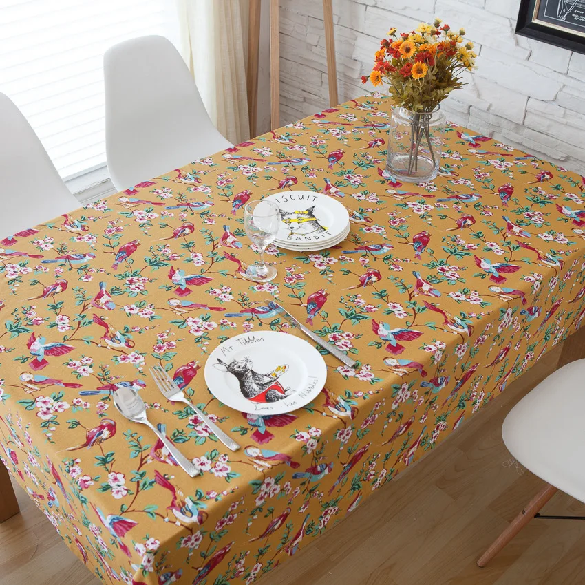 Parrot bird print linen tablecloths eco-friendly tea table cloth drape universal custom table cloth Home Decor
Parrot bird print linen tablecloths eco-friendly tea table cloth drape universal custom table cloth Home Decor