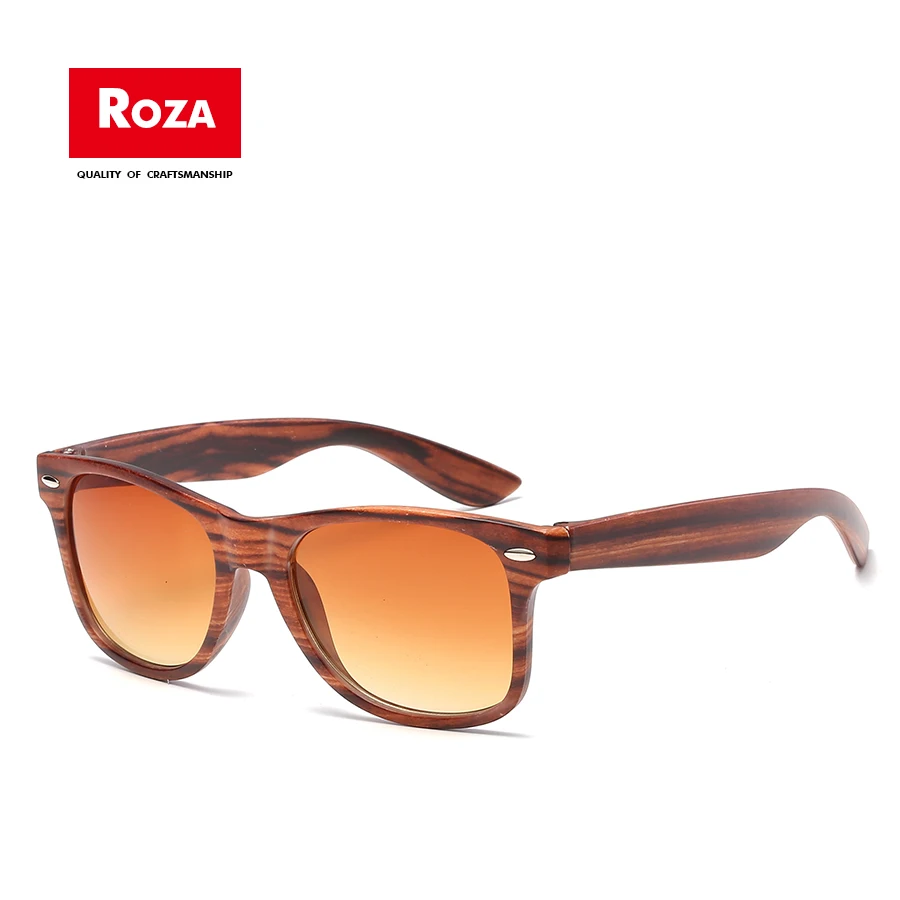 Roza Sunglasses For Men Wood Printing Rivet Gradient lens Classic Square Frame Unisex Vintage Gafas De Sol UV400 RZ0683
Roza Sunglasses For Men Wood Printing Rivet Gradient lens Classic Square Frame Unisex Vintage Gafas De Sol UV400 RZ0683