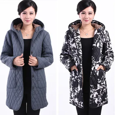 Thick jacket winter coat long middle-aged women's hooded cotton outwear added fat 6XL elderly mom padded coats
Thick jacket winter coat long middle-aged women's hooded cotton outwear added fat 6XL elderly mom padded coats