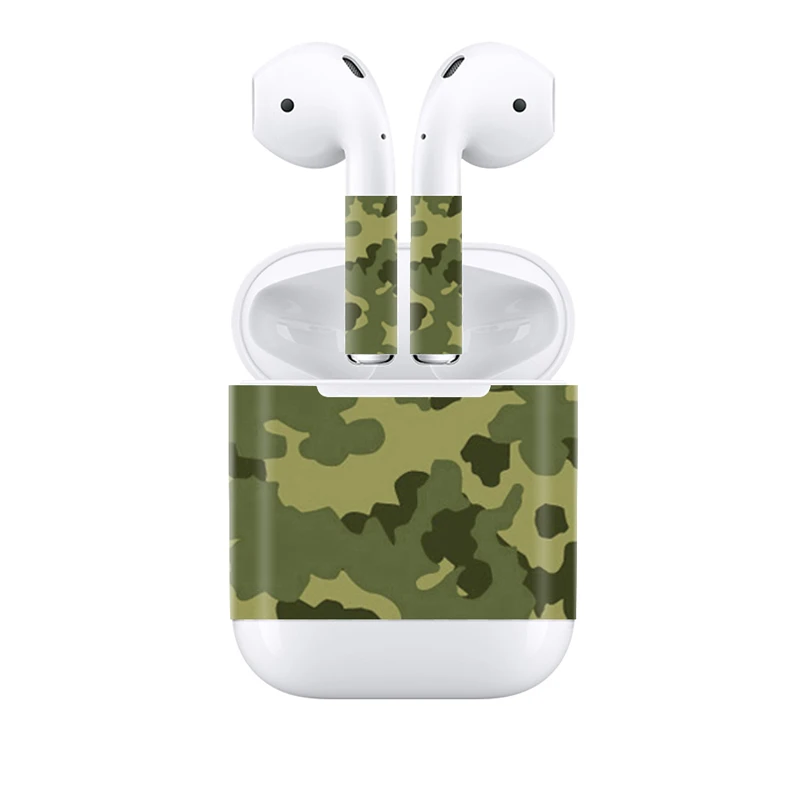 Виниловая наклейка для наушников AirPods съемная клейкая декоративная кожи -- 0309 |