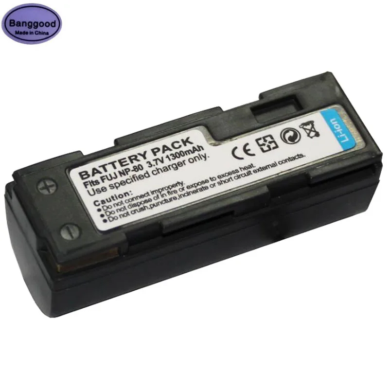 3.7V 1300mAh NP-80 NP80 FNP80 Digital Camera Battery for Fujifilm Fuji FinePix 4900 4800 Zoom MX-1700 MX-2700 MX-2900 MX-6800
3.7V 1300mAh NP-80 NP80 FNP80 Digital Camera Battery for Fujifilm Fuji FinePix 4900 4800 Zoom MX-1700 MX-2700 MX-2900 MX-6800